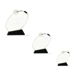 Clear Crystal Oblong Golf Award