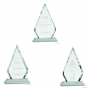 Crystal Diamond on Clear Pedestal Base