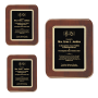 Black Plate Rosewood Piano-finish Plaque w/ Elliptical Edge – MA4416-MA4418