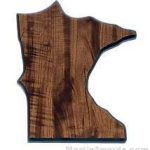 Minnesota State Shaped Plaque 1