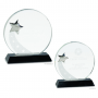 Round Crystal with Frosted Star