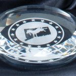 Round Crystal Paperweight