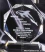 Crystal Glass Awards – 6″ x 7″ Genuine Prism Optical Crystal 1
