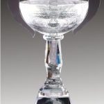 10 1/2″ x 15″ Genuine Glass Awards Cup With Base 1