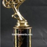 Black Single Column Chopper Motorcycle Trophy 1