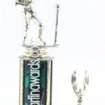 Green Single Column Male T-Ball With 1 Eagle Trophy 1