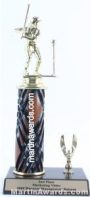 Wood Single Column Female T-Ball With 1 Eagle Trophy 1