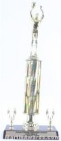Gold Single Column Male Basketball With 2 Eagles Trophy 1
