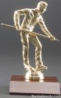 Male Billiards/Pool Trophy 1