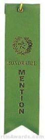 Small Ribbon, Honorable Mention Ribbons 1