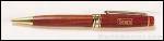 Wood Pen with Gold Trim 1
