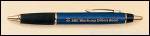 Blue Marble Brass Pen with Gold Trim 1