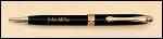 Black Brass Pen with Gold Trim 1