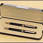 Euro Pen and Pencil Set – Black 1