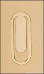 Engravable- Gold Plated Bookmark 1
