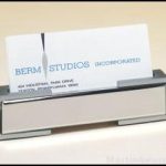 Polished Silver Business Card Holders 1