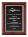 Plaque – Rosewood Piano-Finish Plaques with Braided Design Border 1