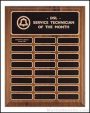Walnut Perpetual Plaque 1