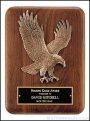 Plaque – Walnut Plaque with Sculptured Relief Eagle Casting Plaques 1