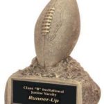Football On Base Gold Resin Trophy 1
