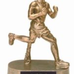 Male Track Gold Resin Trophy 1