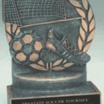Soccer Wreath Resin Trophy 1