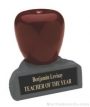 Red Apple On Base Gold Resin Trophies 1