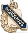 3/8″ Academics Scholastic Award Pin 1