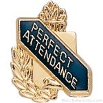 3/8″ Perfect Attendance School Award Pins 1