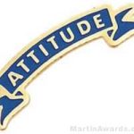 15/16″ Etched Soft Enamel Attitude Chenille Letter Pin 1