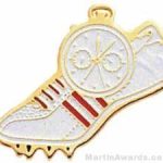 1″ Etched Soft Enamel Track Chenille Letter Pin 1