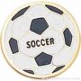 3/4″ Etched Soft Enamel Soccer Chenille Letter Pin 1