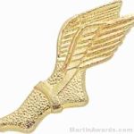 1 3/8″ Track Winged Foot Chenille Letter Insert Pins 1