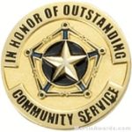 Communtiy Service Award Lapel Pin 1