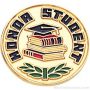 3/4″ Honor Student Round Enameled Lapel Pins 1