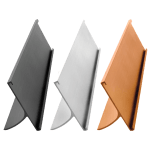 2 inch aluminum desk holders, silver, black, and gold