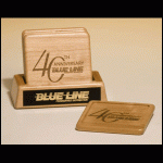 Desk Accessory Award – Maple Coaster Set