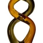 Twisted Amber Art Glass Award