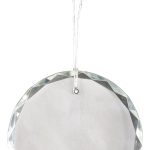 3 inch Crystal Round Facet Ornament