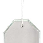 3 1/2 inch Crystal Octagon Ornament