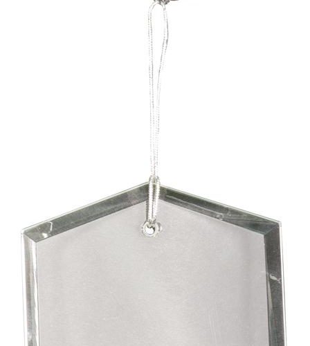 3 inch Crystal Hexagon Ornament