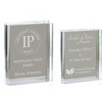 Crystal Free-standing Book Award