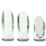 Prism Cylindrical Tower Crystal with Oval face