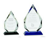 Diamond Crystal Award on Pedestal Base
