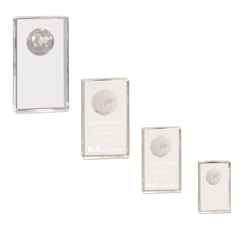Free Standing Crystal with Square Edges