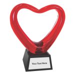 Heart-shaped Art Glass