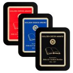 Black Aero Edge Plaque