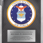 Air Force Hero Plaque