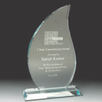 Flame Jade Glass Award