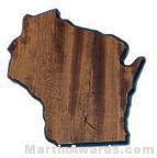 Wisconsin State Shaped Plaque 1